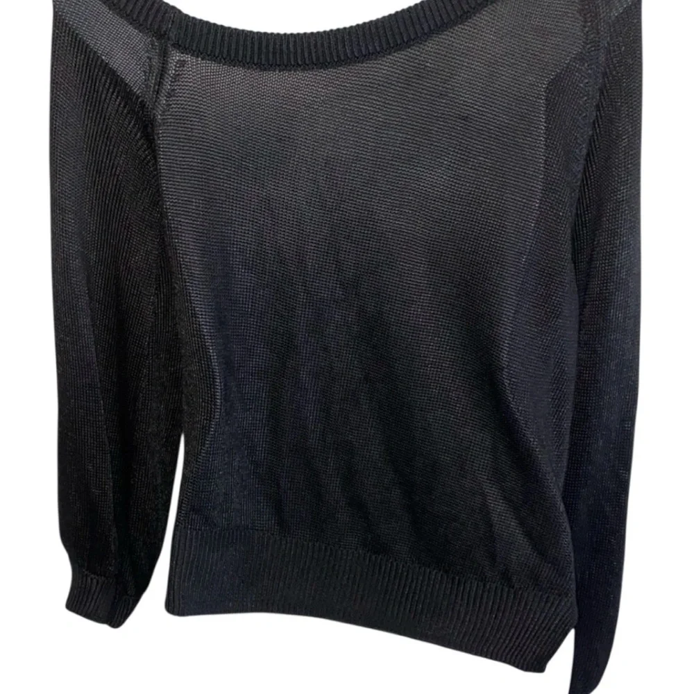 Michelle Mason black Sweater Top